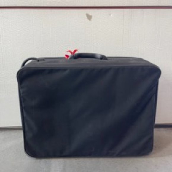 Vintage Navy Blue Suitcase - Picture 2 of 3